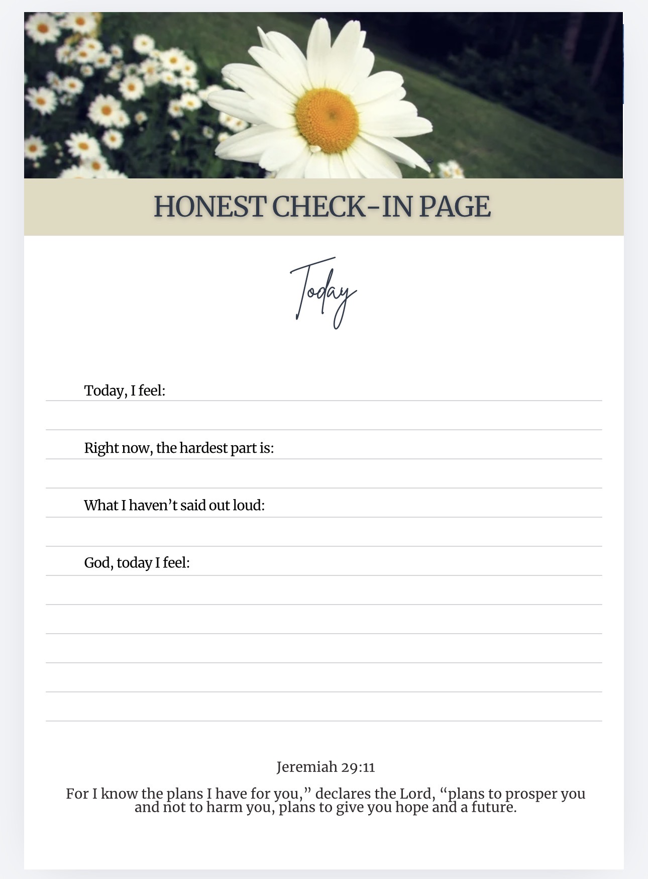 Amazon Hardcover Hope Abounds: A Faith Focused Guided Journal for Hard and Healing Days (Copy) - Image 5